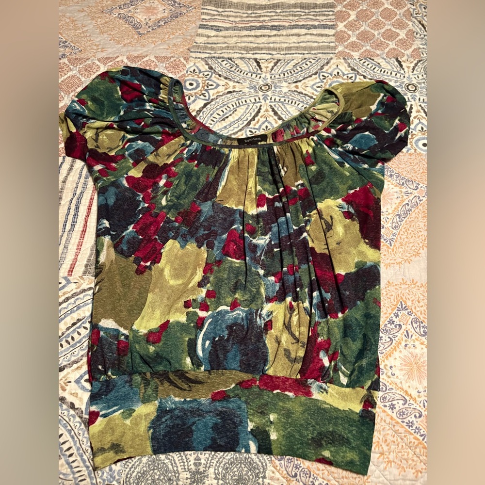 SZ L Karen Kane career casual top